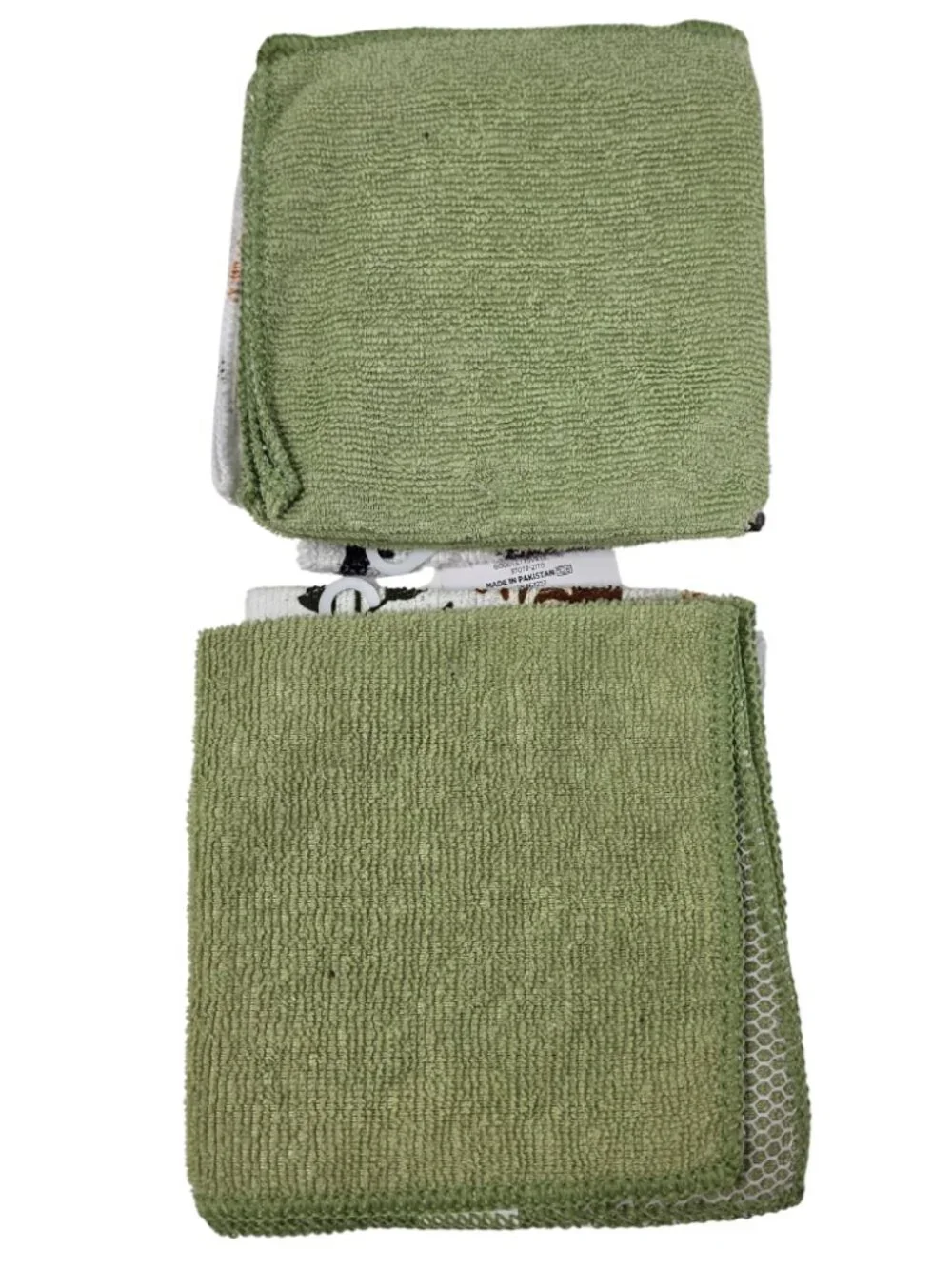 New Bundle of 4 True Living Dish Rag Cloth Mesh Scrubbers Chicken Rooster Farm